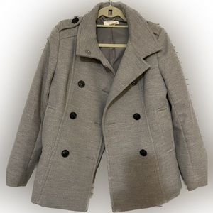 Lights Grey peacoat from H&M. Used